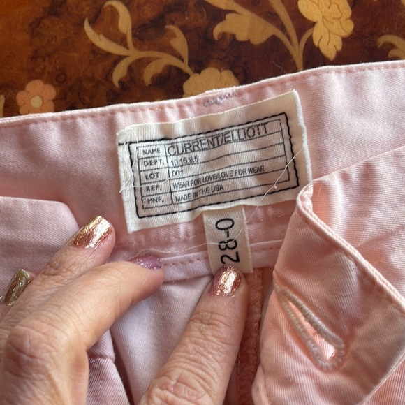 J CREW & CURRENT ELLIOT sz6/28 summer shorts chinos lot purple pink - Picture 3 of 6